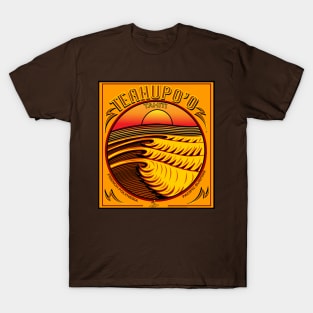 TEAHUPO'O TAHITI SURFING French Polynesia T-Shirt